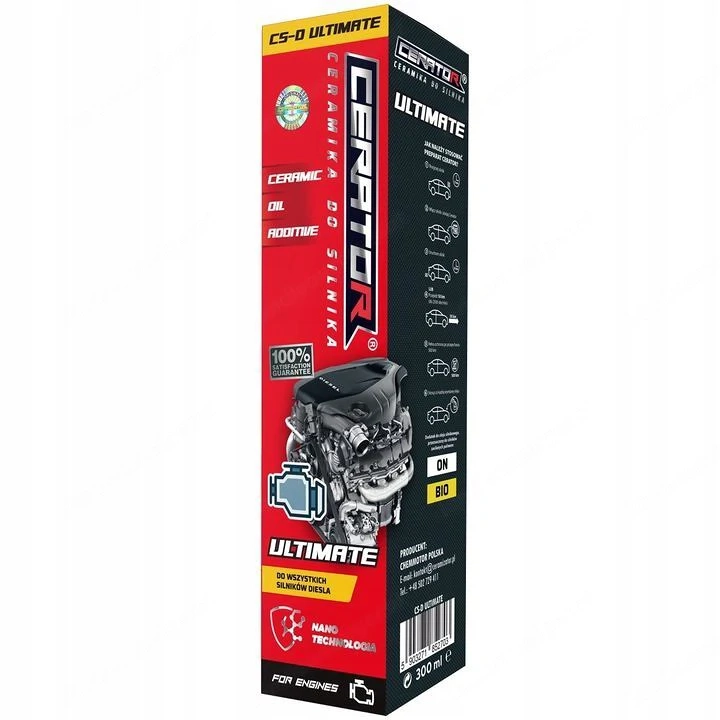 ULTIMATE CERAMIZATOR Keramik 3 in 1 Schutz fuer alle Benzin Dieselmotoren OEl Additiv