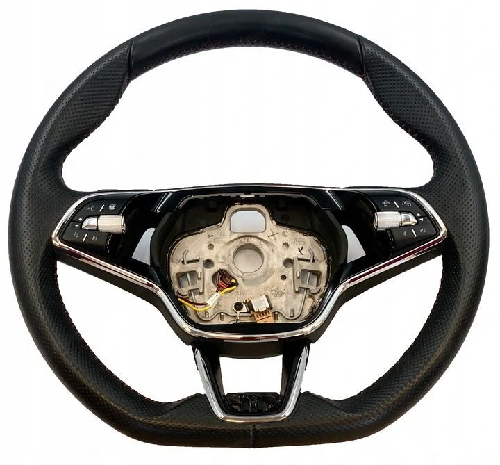 Artikel: Skoda Octavia 4 RS Leder Lenkrad Schaltwippen 5E3419093AR OHNE AIRBAG Hochwertiger Artikel 