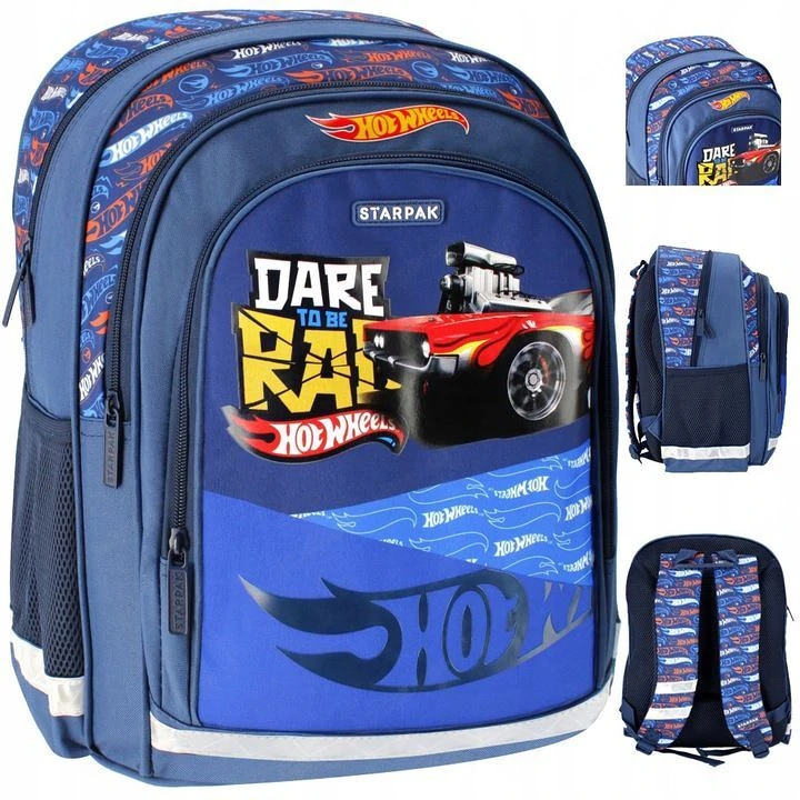 Artikel: School bag backpack knapsack school bag Hot Wheels Hochwertiger Artikel aus unserem Online-