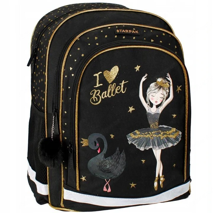 Artikel: School bag backpack knapsack school bag Ballet Hochwertiger Artikel aus unserem Online-Shop