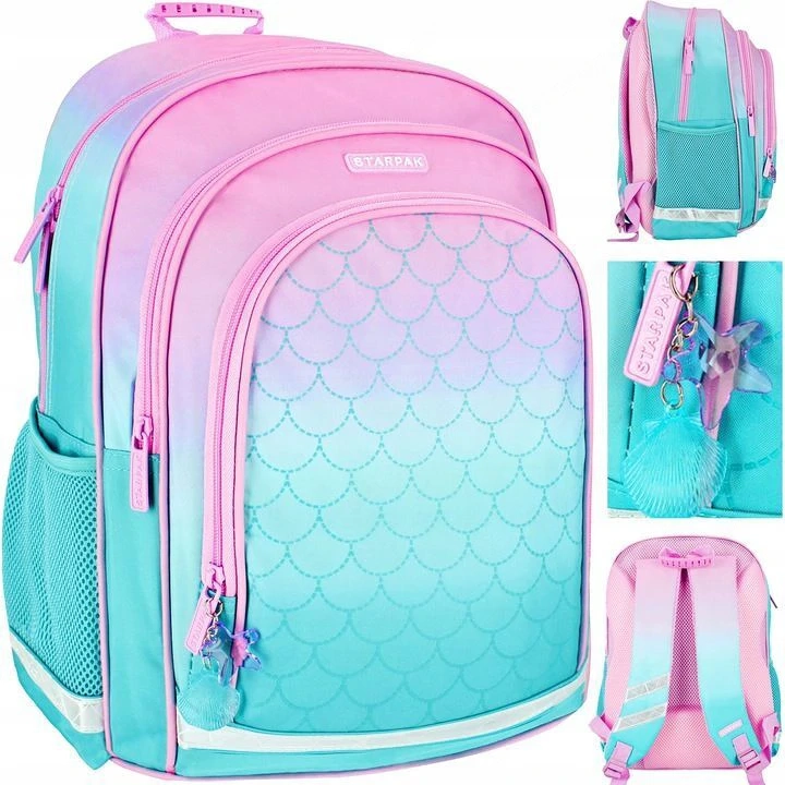 Artikel: School bag backpack knapsack school bag color Hochwertiger Artikel aus unserem Online-Shop
