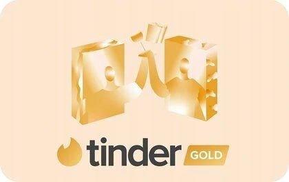 Tinder Gold Geschenkkarte Gutschein fuer 1 Monat im Wert von 24.95