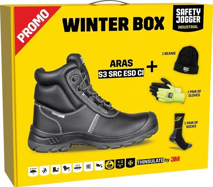 Artikel: Premium 3D design winter box S3 work shoes safety shoes ARAS complete set Hochwertiger Arti
