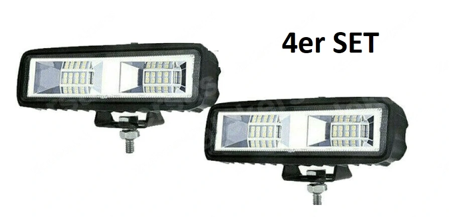 Artikel: 4x work light agricultural machinery truck LED lamp car 12V 24V IP67 car floodlight tractor