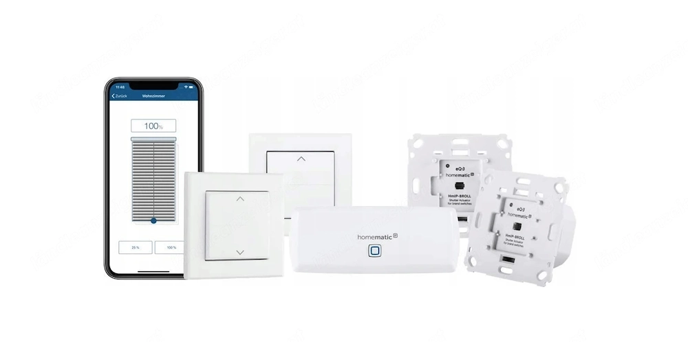 Artikel: Homematic IP Starter Set Shading HmIp-Broll System Hochwertiger Artikel aus unserem Online-