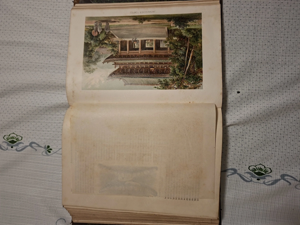 Drei Teile des Buches Völkerkunde Autor. DR. Friedrich Ratzel 1887Leipzig