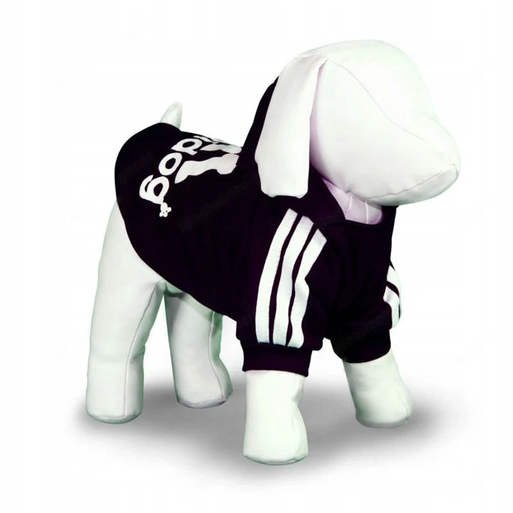 Adidog Hundebekleidung Pullover Hoodie Jacke Outfit fuer Haustier Hunde Welpen FARBWAHL