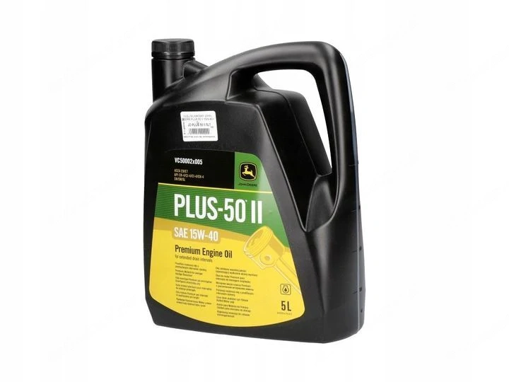 Artikel: Original engine oil JOHN DEERE PLUS 50 II 15W-40 5l Hochwertiger Artikel aus unserem Online