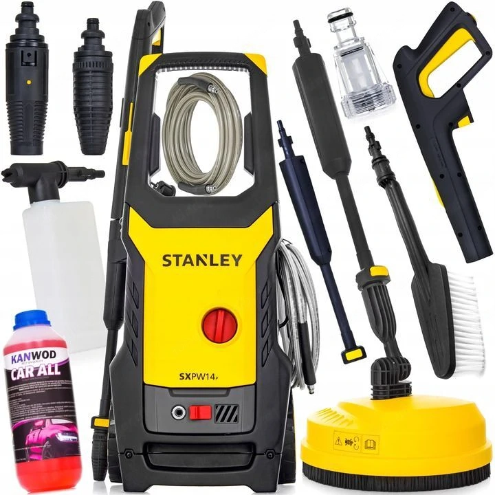 Artikel: Stanley pressure washer 110 bar 1400 W + 6 other products Hochwertiger Artikel aus unserem 