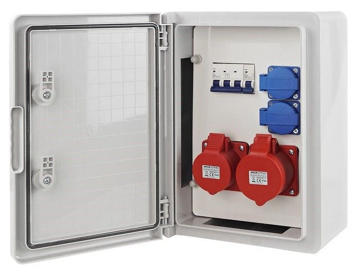 Artikel: Switchgear electrical wall distributor 1x 16A   1x 32A   2x230V complete set of constructio