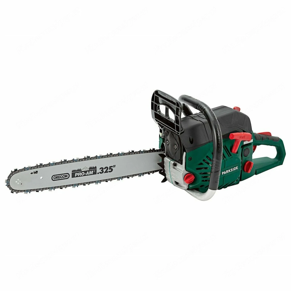 PARKSIDE Benzin Motorsaege Kettensaege mit viel Zubehoer PBKS 53 A2 2 kW