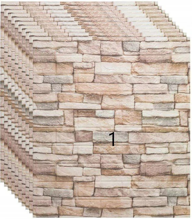 Artikel: Wall covering 3D wall panels wallpaper self-adhesive stone look wall panels brick wall stic
