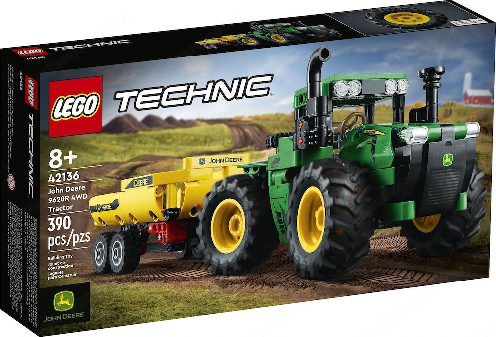 Artikel: LEGO TECHNIC 42136 John Deere 9620R Tractor Hochwertiger Artikel aus unserem Online-Shop