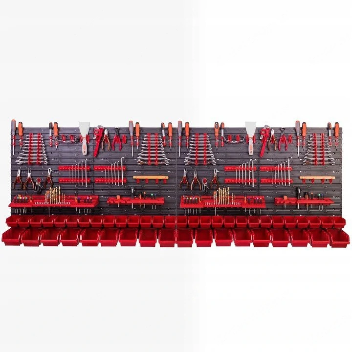 BESTSELLER Werkzeugwand 230x78 Set Werkzeughaltern mit Lochwand Lagersystem Warkzeuglochwand Wandreg