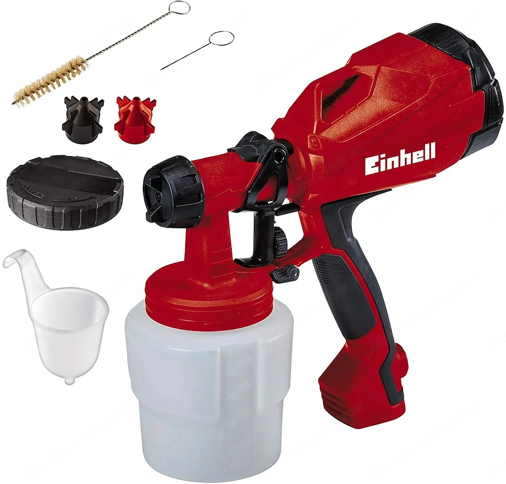 Einhell Elektrisches Farbspruehsystem TC SY 400 P 400 W fuer kleine und mittelgrosse Arbeitsflaechen