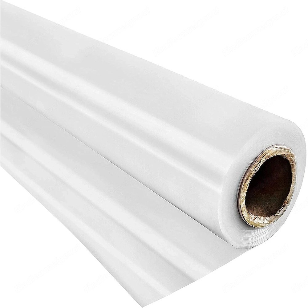 Artikel: PE Gewaechshausfolie 4 5m x 12m Transparent Treibhausfolien 0 15 mm Dicke Folientunnel reis