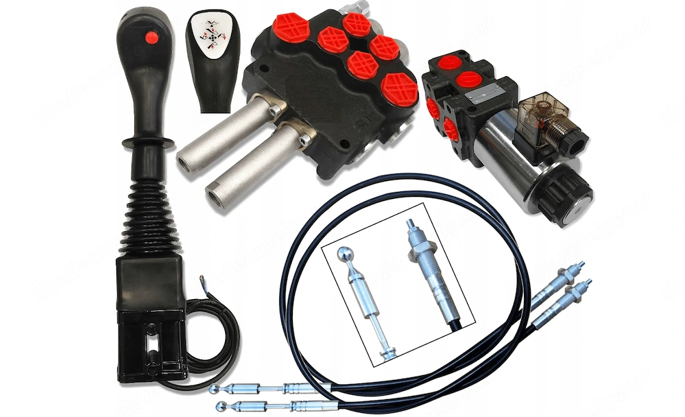 Artikel: Premium hydraulic valve hydraulic distributor 3 SEK 80L SET joystick bowden cable front loa