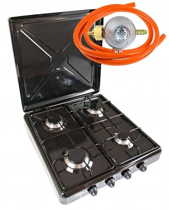 Artikel: 4 flame camping stove gas stove camping stove gas stove hob gas stove complete set Hochwert