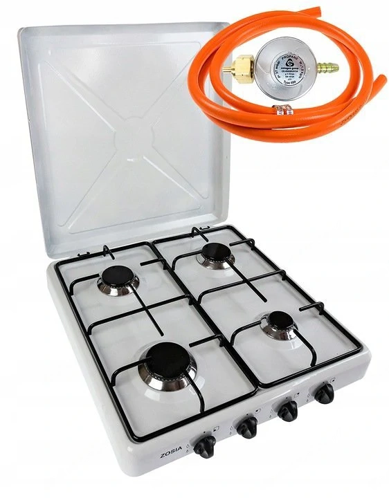 Artikel: 4 flame camping stove gas stove camping stove gas stove hob gas stove complete set Hochwert