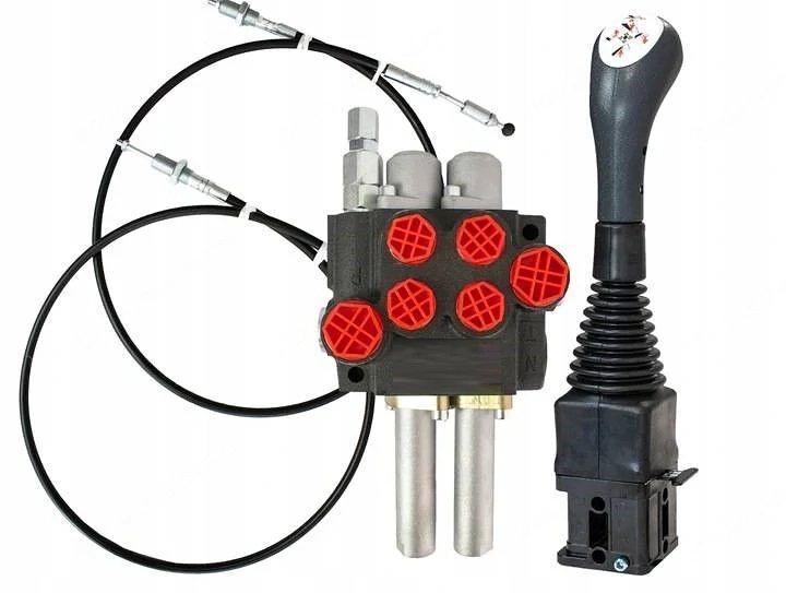 2 teiliger 80 l Hydraulikverteiler mit doppelseitigen Verriegelungen Hydraulikventil Joystick Kreuzs