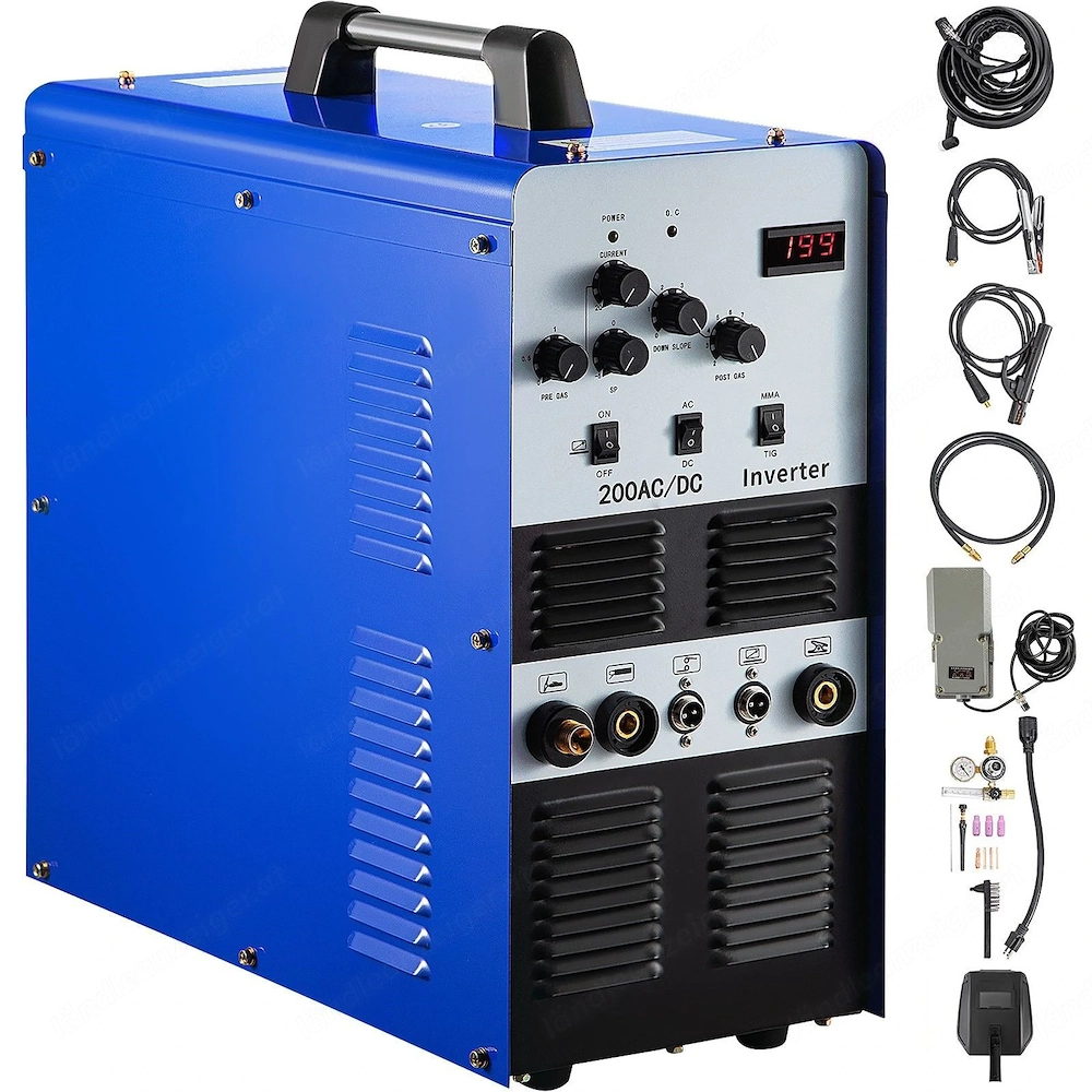 Artikel: TIG welding machine aluminum HF inverter TIG MMA 200 AC DC 200 A pulse Hochwertiger Artikel