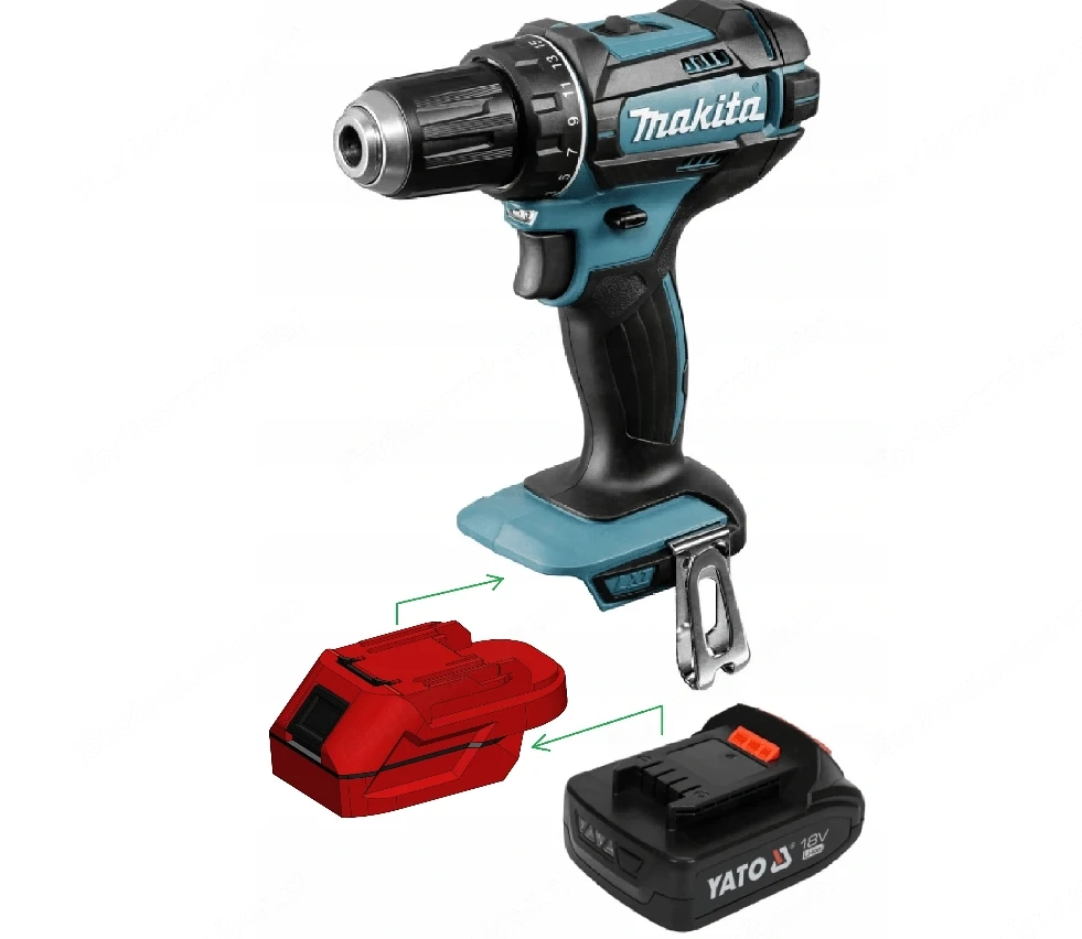 NEU Adapter Yato 18V fuer Makita 18V