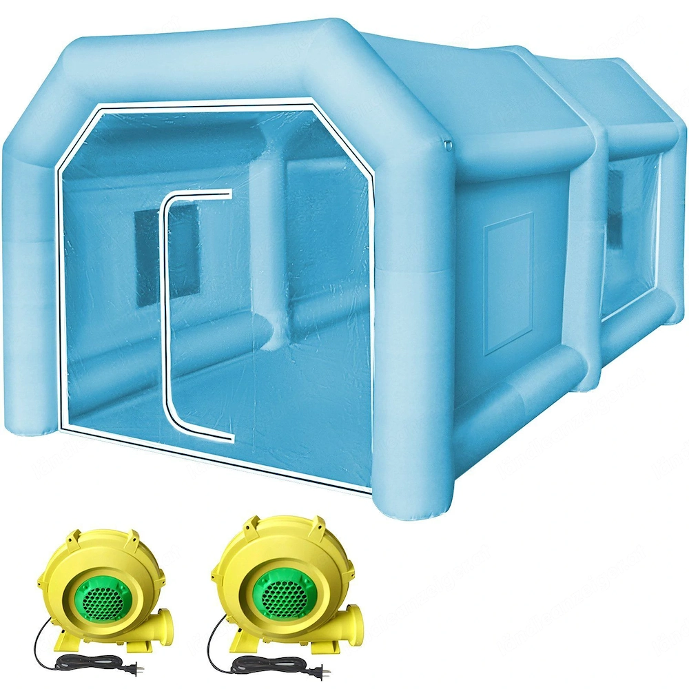 Artikel: Complete set of mobile painting painters inflatable car spray booth paint booth 4 x 2.5 x 2