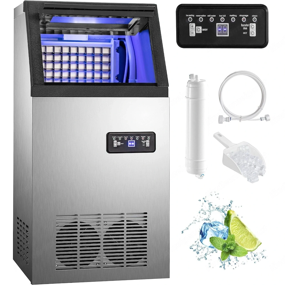 Artikel: Restaurant Bistro Bar Ice Cube Maker Cube Ice Machine Ice Machine Automatic Ice Cube Machin