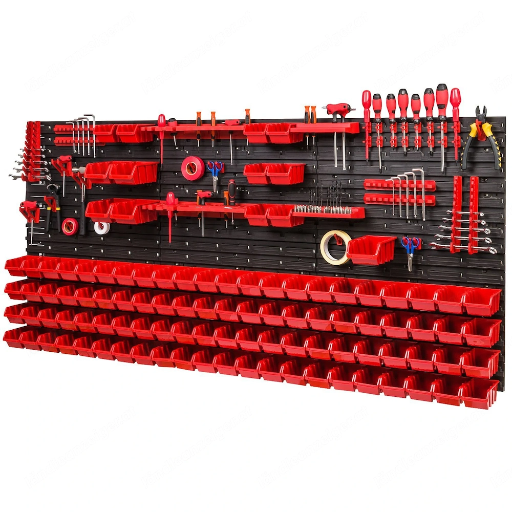 BESTSELLER Werkzeugwand Set Werkzeughaltern mit Lochwand Lagersystem Warkzeuglochwand Wandregal Werk