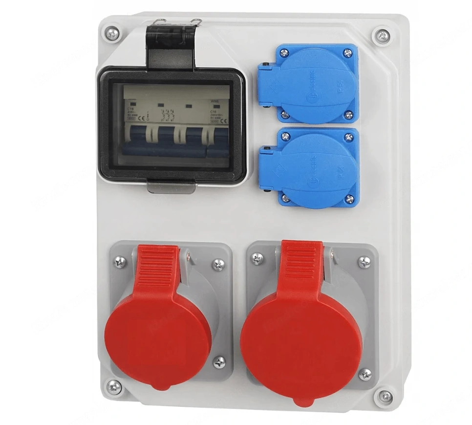 Artikel: SALE Elektro Wandverteiler 1x 16A 32A 2x230V Baustrom Kasten Hochwertiger Artikel aus unser