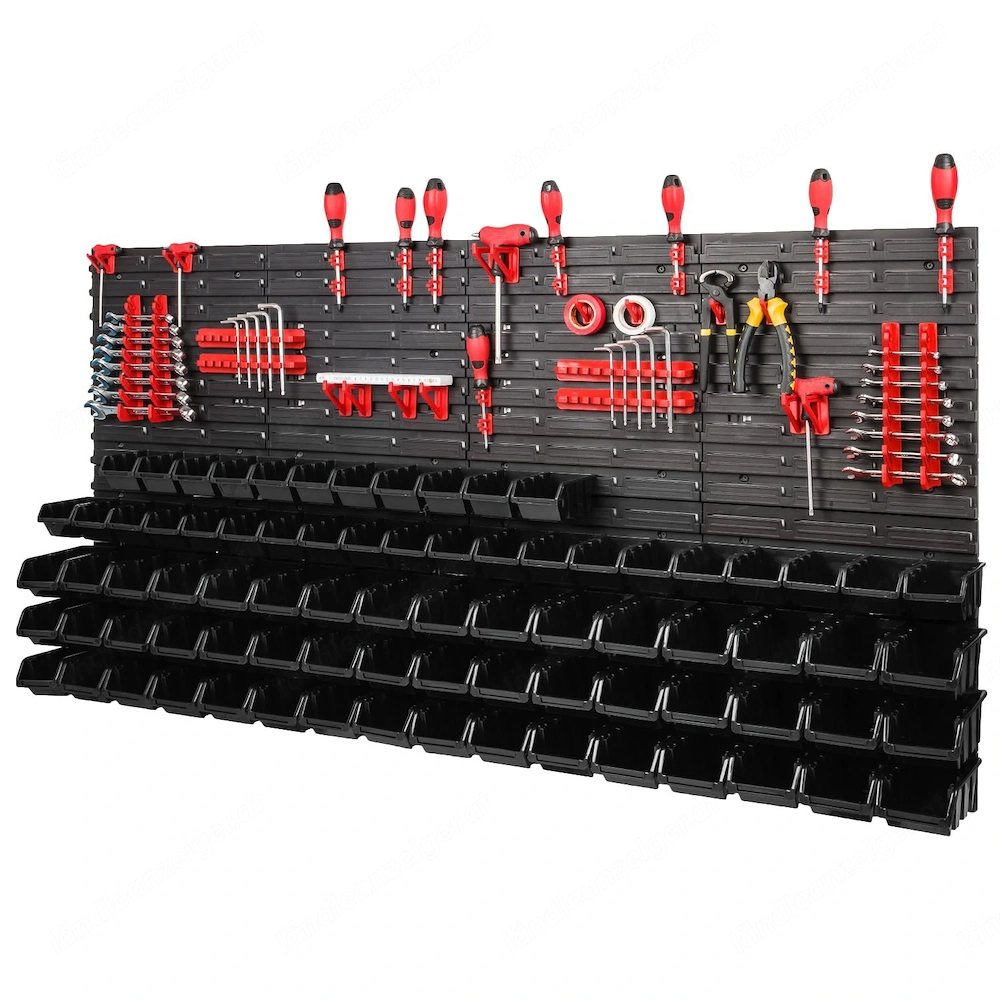 BESTSELLER Werkzeugwand Set Werkzeughaltern mit Lochwand Lagersystem Warkzeuglochwand Wandregal Werk