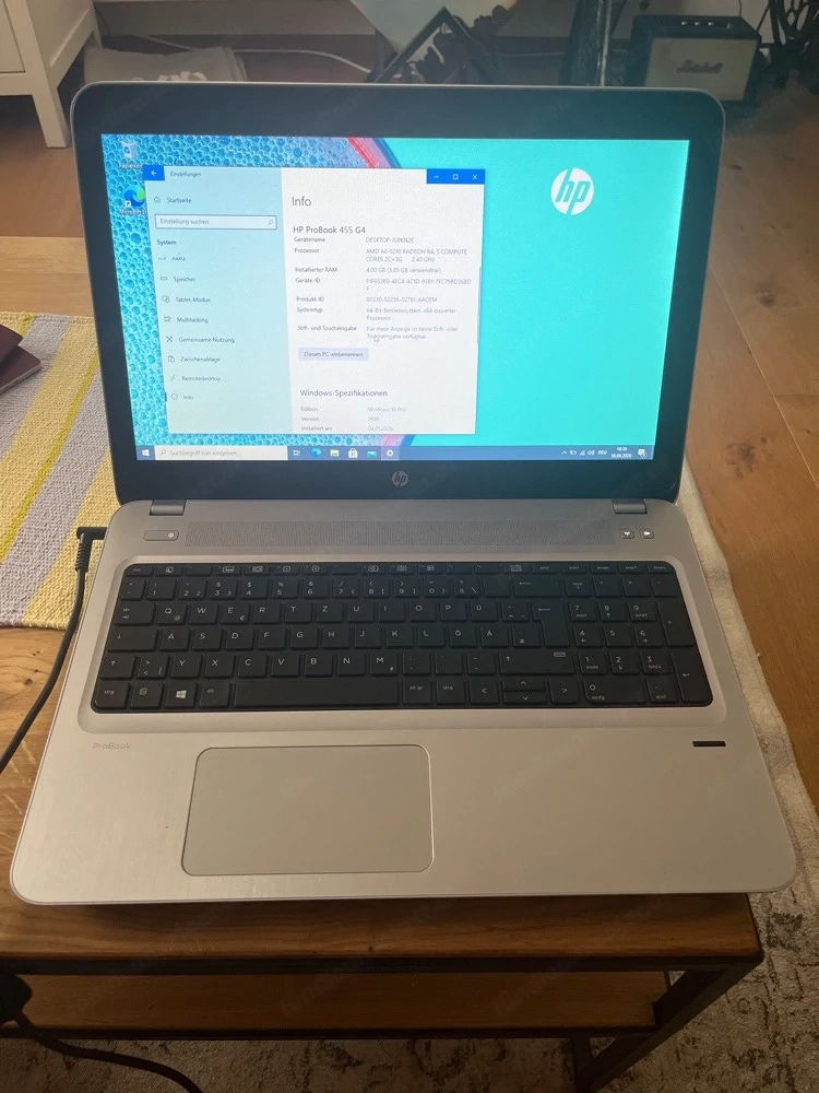 Laptop HP Probook 455 G4