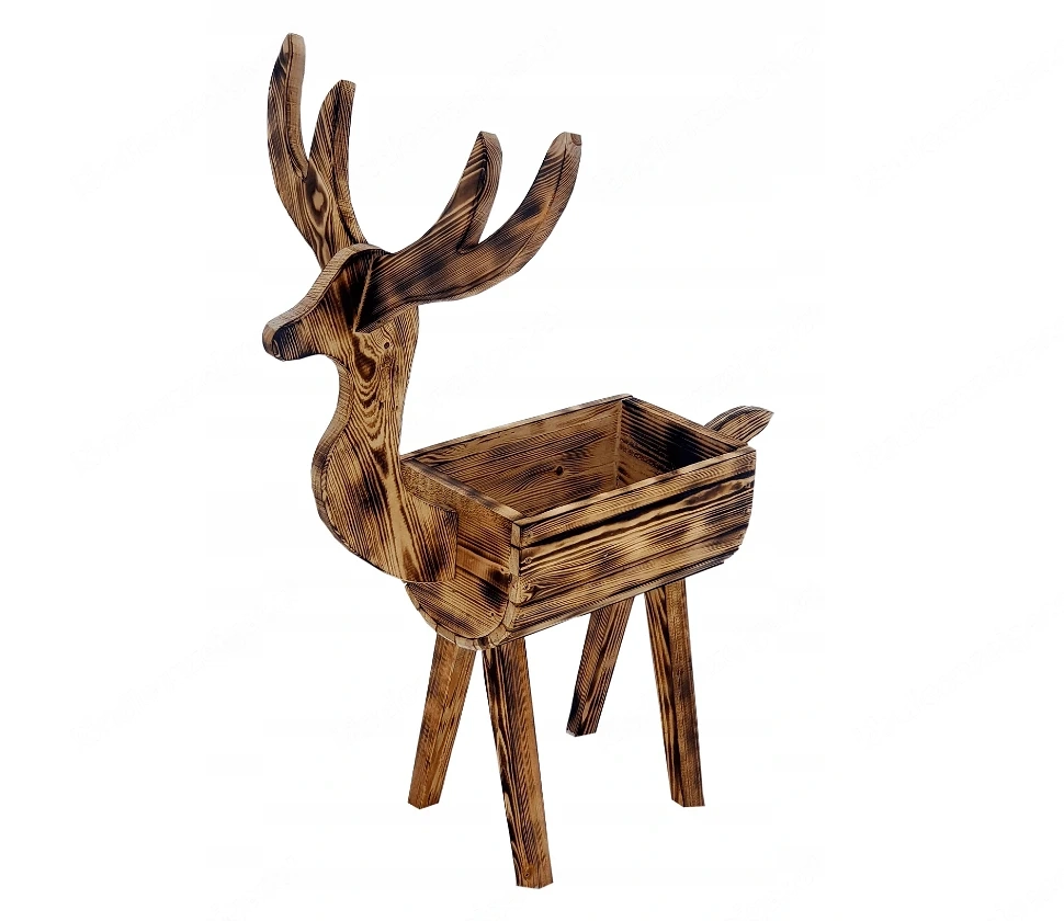 Artikel: HANDMADE Reh Wild Pflanzkuebel Blumenkuebel Blumentopf Pflanzkasten Hochwertiger Artikel au
