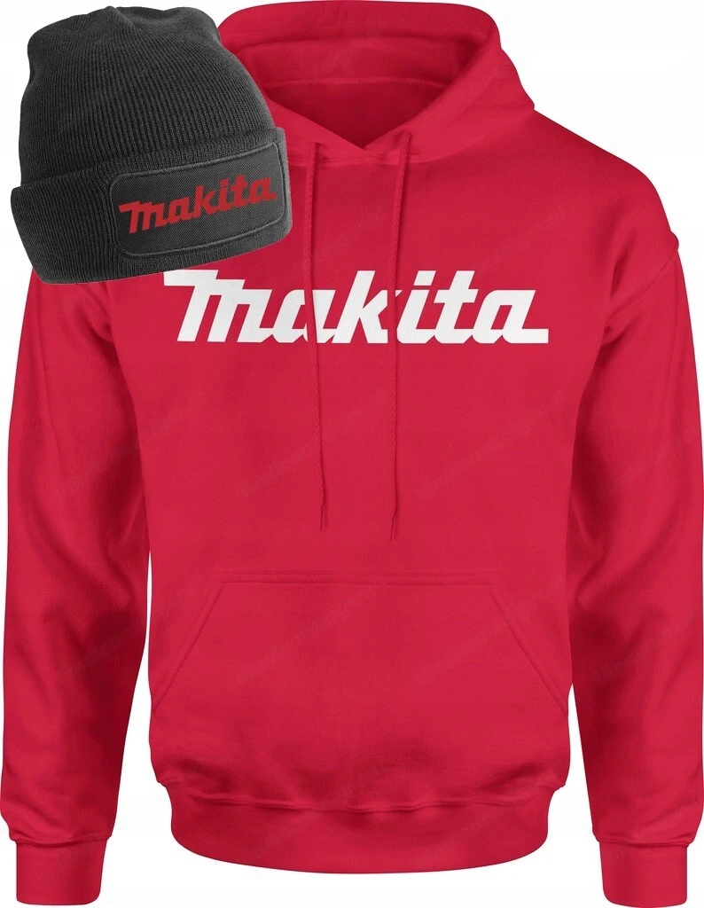 MAKITA PREMIUM Kapuzenpullover Hoodie Sweatshirt Pullover Pulli Herren mit Muetze Farbwahl