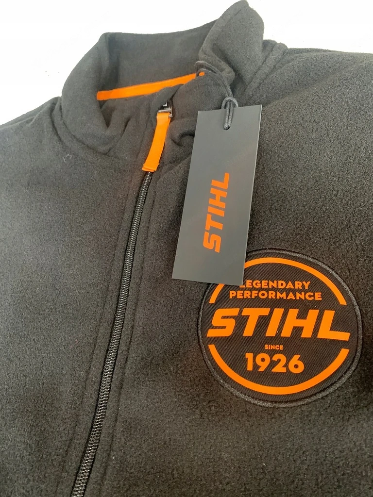 Artikel: Original special edition Canada Stihl PREMIUM FLEECE MEN'S FLEECE JACKET JACKET Black Hochw