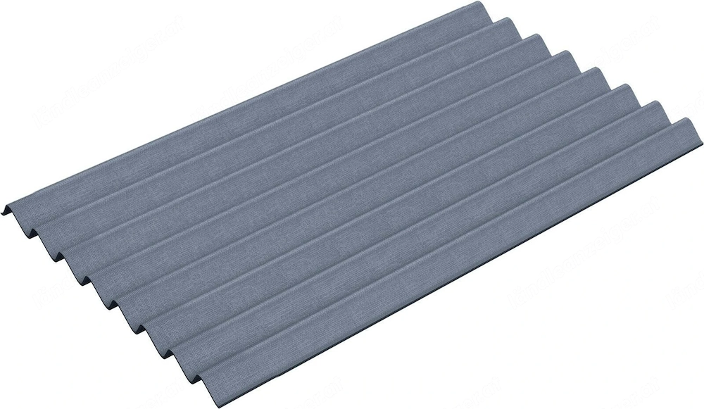 Artikel: Roof roofing bitumen corrugated panels 1000 x 760 mm grey Hochwertiger Artikel aus unserem 