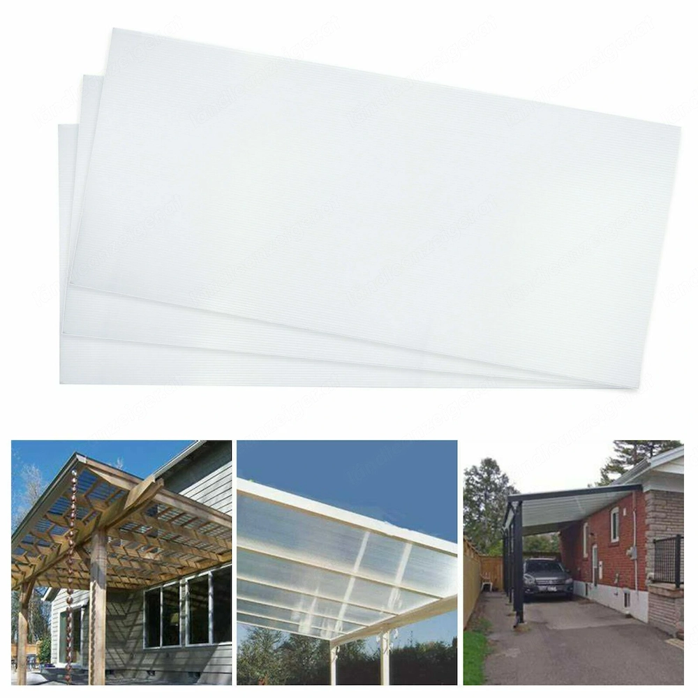 Artikel: 20x polycarbonate roof panels double wall panels hollow chamber panels greenhouse panels 4m
