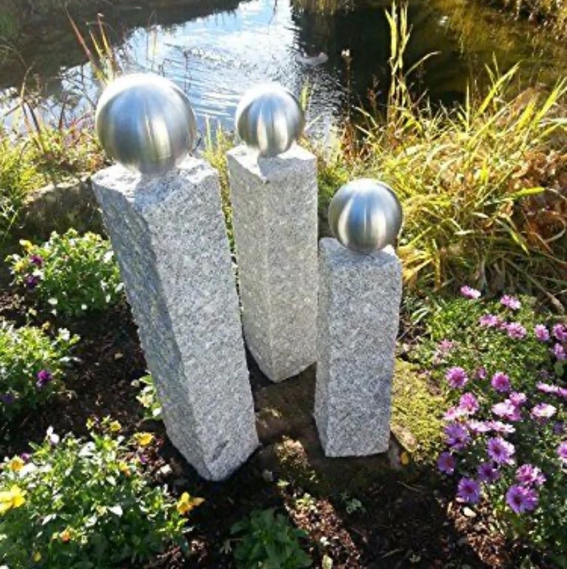 Garten - Deko - Stein Säule 