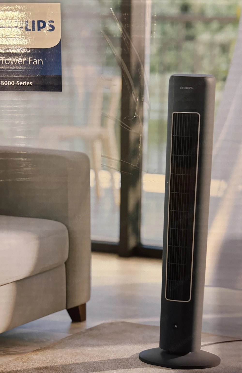 PHILIPS CX5535 11 Turmventilator (40 Watt, mit Fernbedienung, 3 Geschw., Timer, Neupreis  99