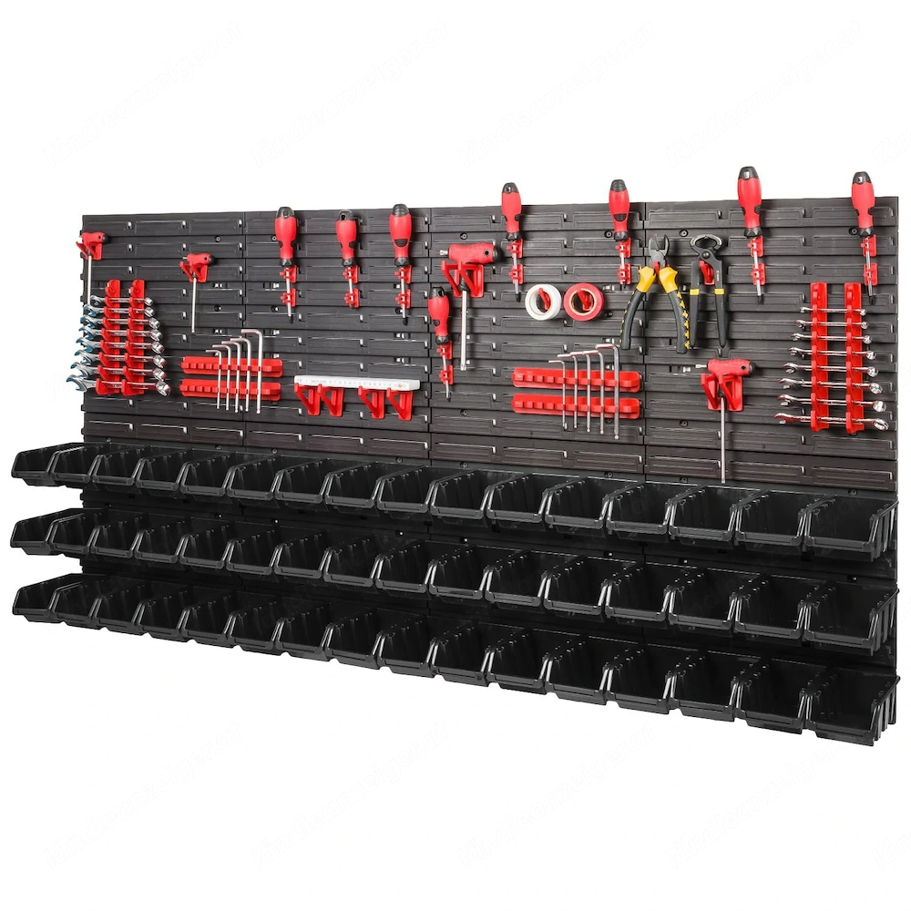 BESTSELLER Werkzeugwand Set Werkzeughaltern mit Lochwand Lagersystem Warkzeuglochwand Wandregal Werk