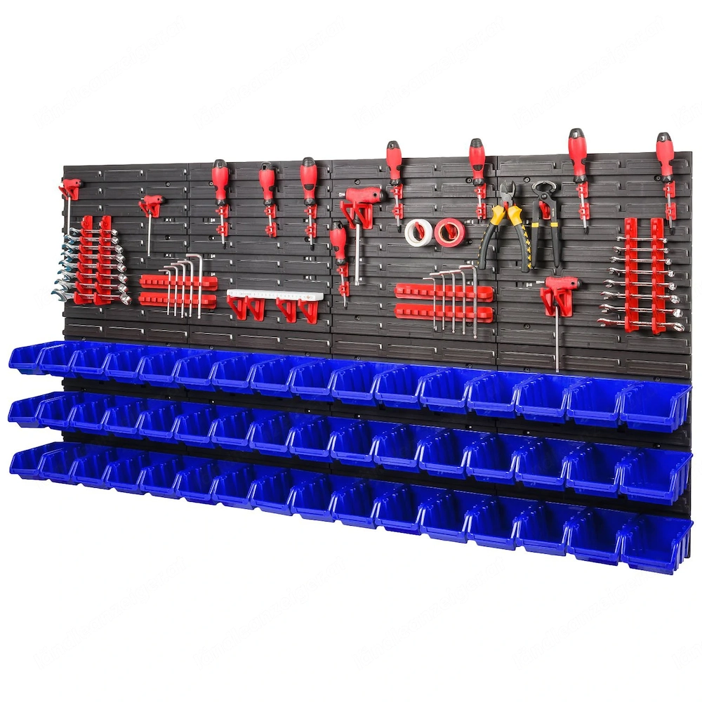BESTSELLER Werkzeugwand Set Werkzeughaltern mit Lochwand Lagersystem Warkzeuglochwand Wandregal Werk