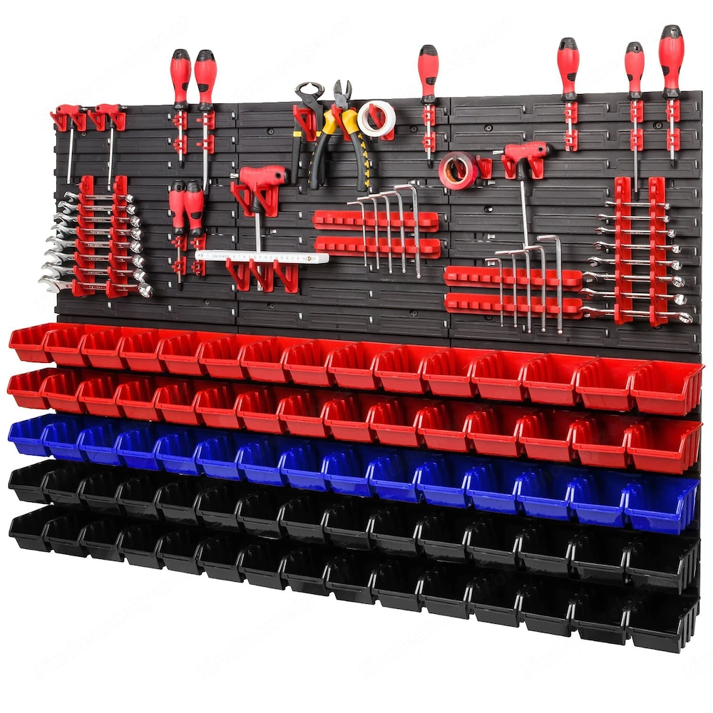 BESTSELLER Werkzeugwand Set Werkzeughaltern mit Lochwand Lagersystem Warkzeuglochwand Wandregal Werk
