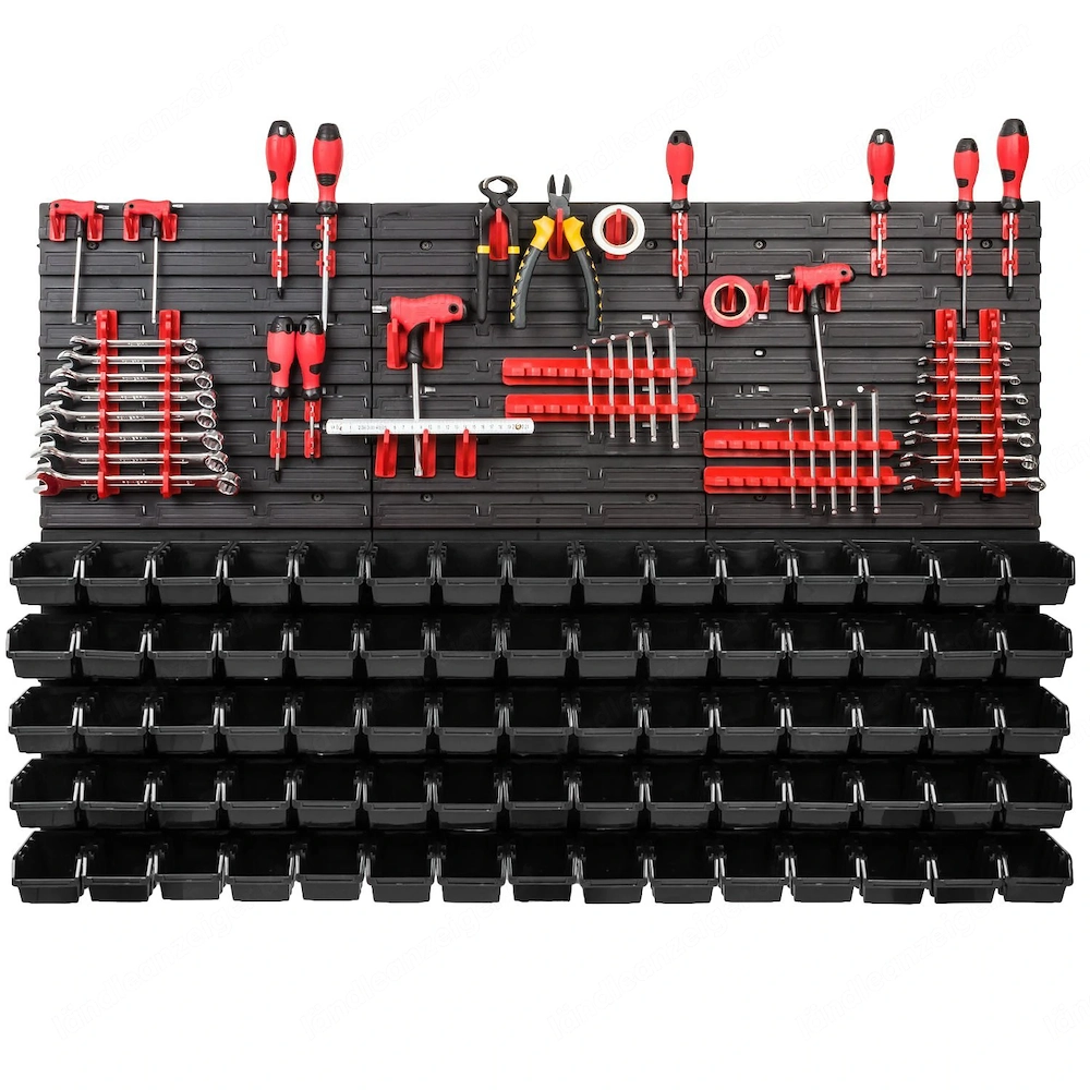 BESTSELLER Werkzeugwand Set Werkzeughaltern mit Lochwand Lagersystem Warkzeuglochwand Wandregal Werk
