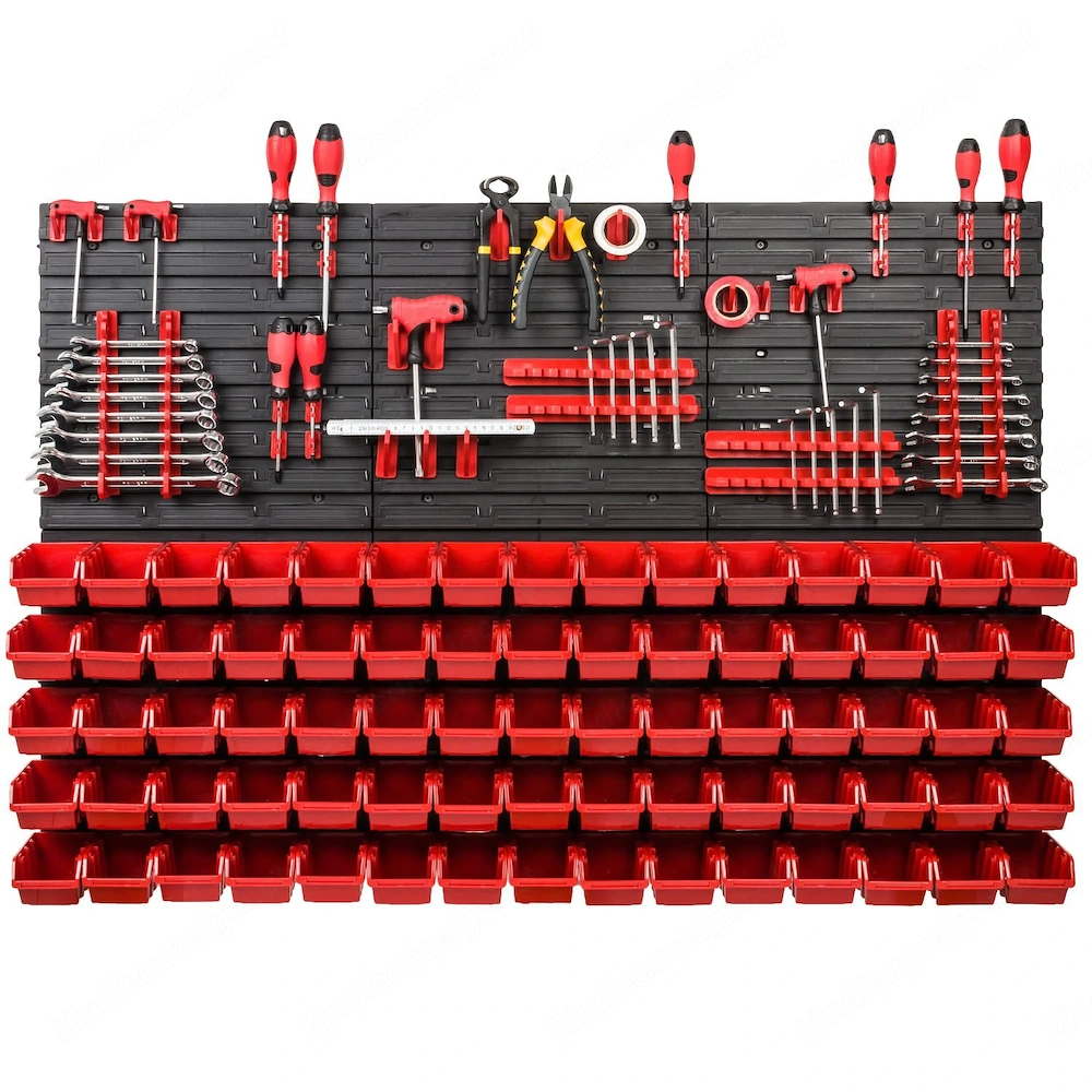 BESTSELLER Werkzeugwand Set Werkzeughaltern mit Lochwand Lagersystem Warkzeuglochwand Wandregal Werk