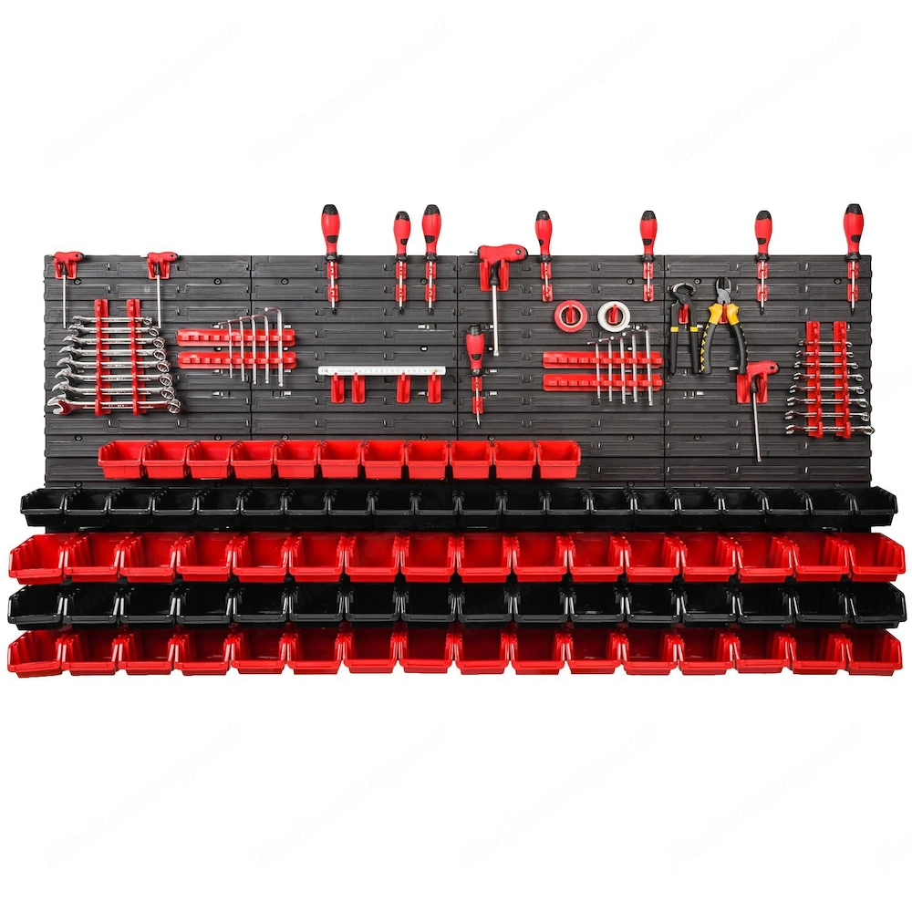 BESTSELLER Werkzeugwand Set Werkzeughaltern mit Lochwand Lagersystem Warkzeuglochwand Wandregal Werk