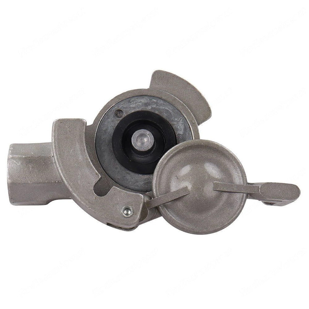 Einkreisanlagen Hydraulik Kupplungskopf M22x1.5 mm Guss mit Ventil Einleiter