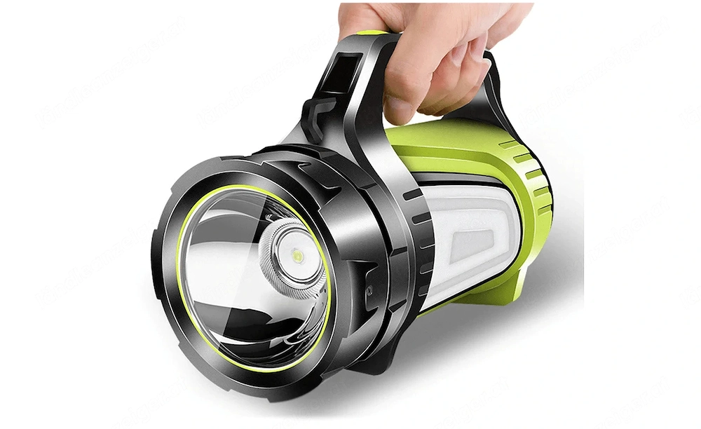 BESTDEAL Outdoor LED Taschenlampe bis zu 800m mit Powerbank