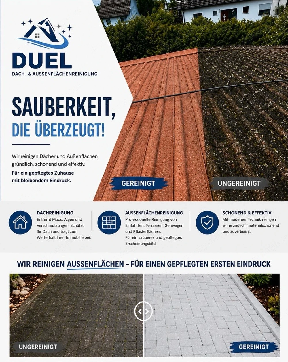 Dach- &Aussenflächenreinigung