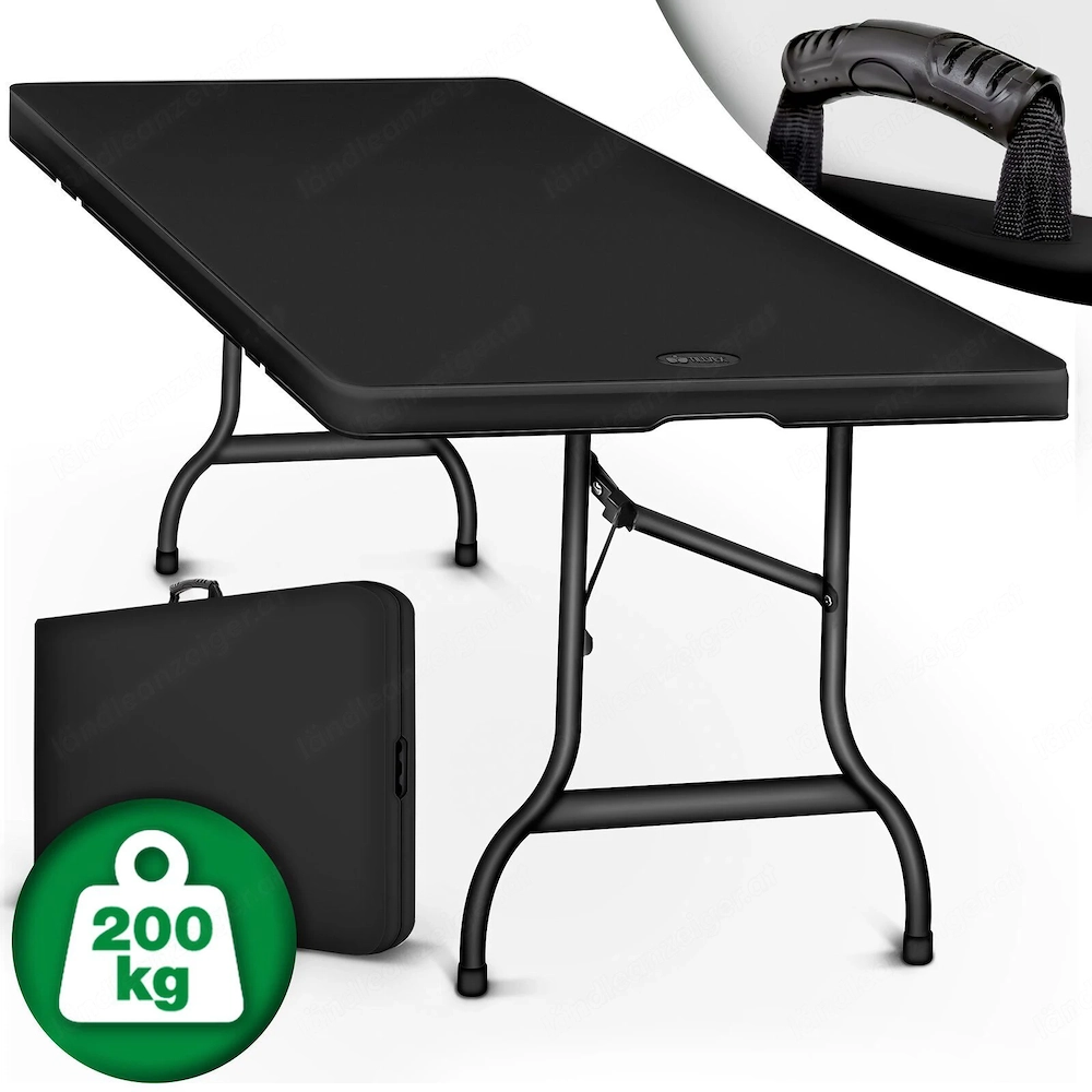 Artikel: Outdoor Klapptisch 180cm Gartentisch Buffettisch Campingtisch klappbar Garten Hochwertiger 