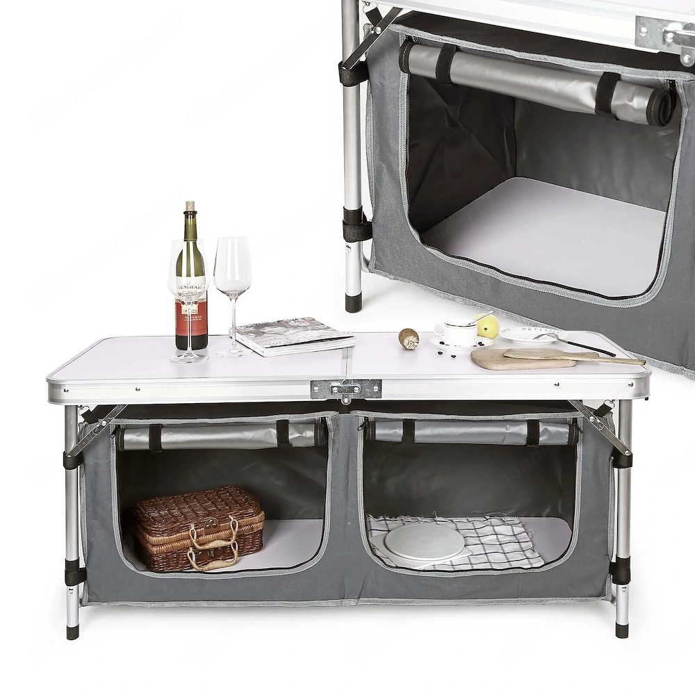 Artikel: Outdoor camping cupboard aluminum folding tent cupboard camping kitchen folding cupboard ca